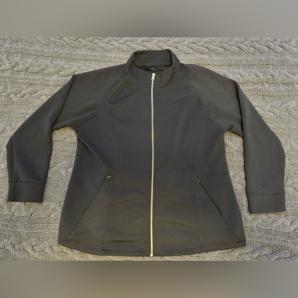 32 Degrees Women's Black Zip-Up (XL)